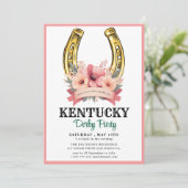 Op naar de races! Doe mee aan een Derby Party Kaart (Staand voorkant)