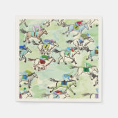 Op naar de Races Paper Napkin Servet (Voorkant)