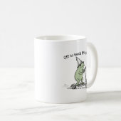 Op naar Fifth Grade Froggy Schattige Frog leren Koffiemok (Voorkant rechts)