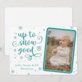 Op naar Snow Good Holiday Kaart (Voorkant / Achterkant)