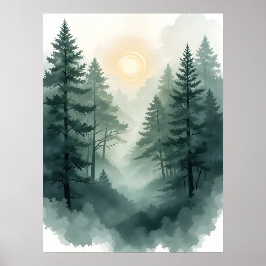 op natuur geïnspireerd poster (Voorkant)