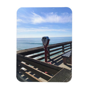 Op Newport Pier, Newport Beach, Californië Magneet