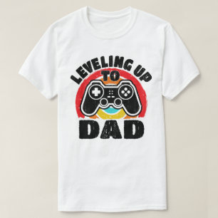 Op Niveau Brengen Naar Papa Grappige Gamer Vader T-shirt
