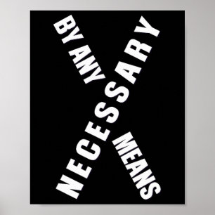 Op om het even welke manier Malcolm Black History Poster