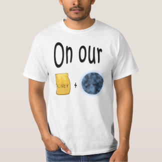 Op onze huwelijksreis Honeypot en Maan T-shirt