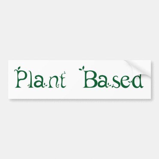 Op plant gebaseerd bumpersticker (Voorkant)