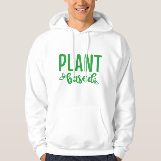 Op plant gebaseerd hoodie (Voorkant)