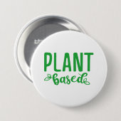 Op plant gebaseerd ronde button 7,6 cm (Voorkant /achterkant)