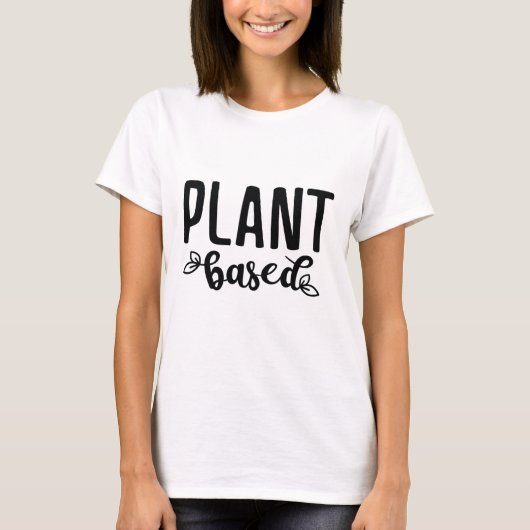 Op plant gebaseerd t-shirt (Voorkant)