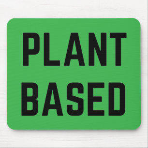 Op Planten Gebaseerd Veganistisch Muismat