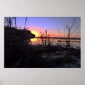 Op punt in de Arkansas Duck Blind Poster (Voorkant)