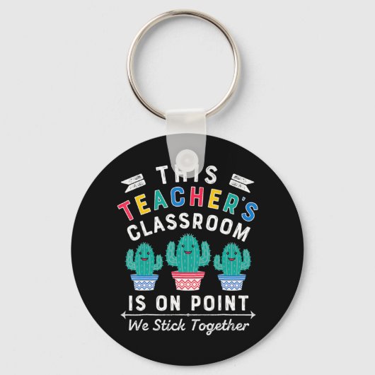 Op punt steken we samen weer terug naar school Tea Sleutelhanger (Voorkant)