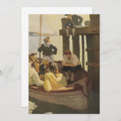 Op Queen's Ferry van NC Wyeth, piraten (Voorkant / Achterkant)