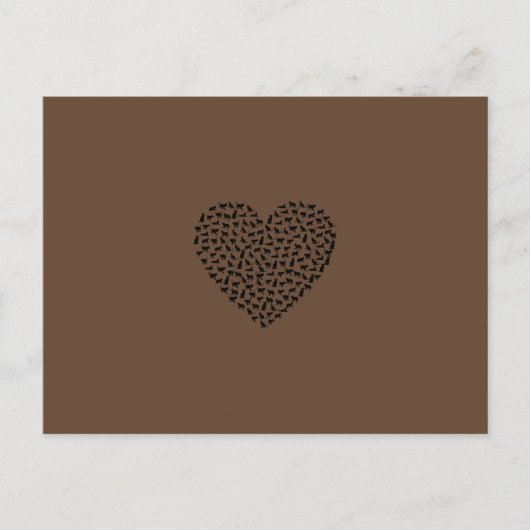 Op reizen geïnspireerde wenskaarten briefkaart (Voorkant)