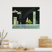 Op Rest door Kandinsky Poster (Keuken)