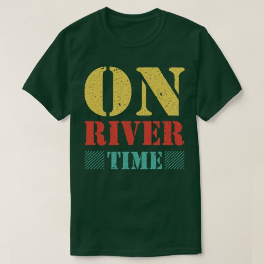 Op River Time T-shirt (Design voorkant)
