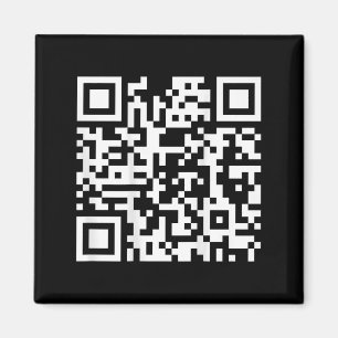 (op rug) Grappig Qr Fck You Code Middelvinger Sayi Magneet
