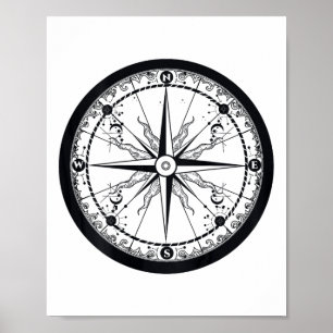 Op rug mooie comp zeilen wandelen Reizen avontuur Poster