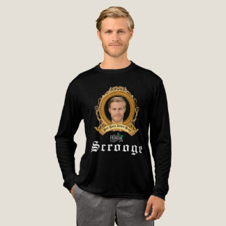 Op SCROOGE Beeld-Tekst Gepersonaliseerde Kerst Cad Tri-Blend Shirt