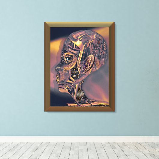 Op Stomme Wrapped Canvas (Insitu (Houten vloer))