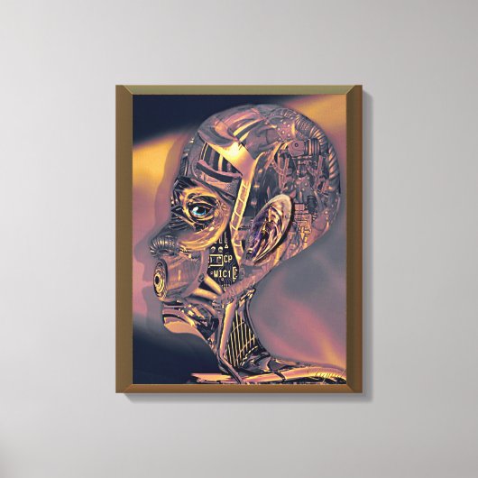 Op Stomme Wrapped Canvas Afdruk (Voorkant)