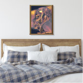 Op Stomme Wrapped Canvas Afdruk (Insitu (Slaapkamer))