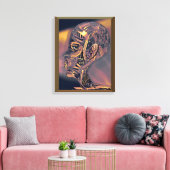 Op Stomme Wrapped Canvas Afdruk (Insitu (Woonkamer))