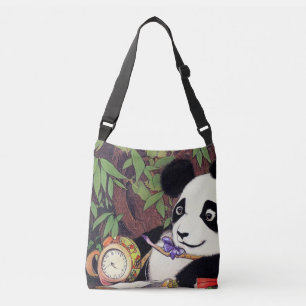 Op tijd Panda- Crossbody Tas