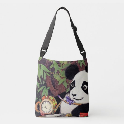 Op tijd Panda- Crossbody Tas (Voorkant)
