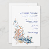 Op uitnodiging van het Zee huwelijk (Voorkant / Achterkant)