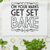 Op uw merken krijgt u de set bake (zwart) theedoek (Gevouwen)