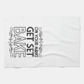 Op uw merken krijgt u de set bake (zwart) theedoek (Horizontaal)