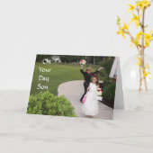 OP UW WEDDAG ***ZON** KAART (Gele Bloem)