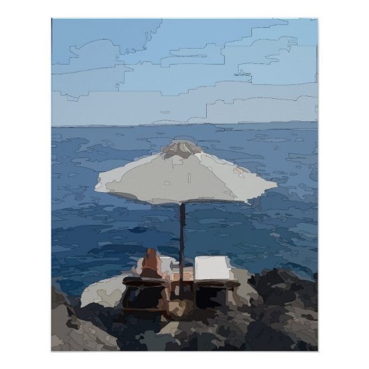 Op vakantie perfect poster (Voorkant)