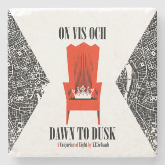 Op Vis Och marmer onderzetter