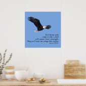 Op vleugels als Eagles Poster (Keuken)