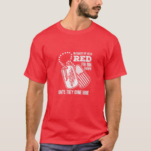 Op vrijdag hebben we de Red American Flag Chain Ve T-shirt