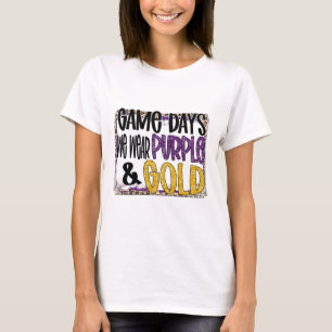 Op Wedstrijddag Voetbal dragen we paars en goud Sc T-shirt