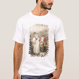 Op weg, 1799 (m/c over sporen van potlood op pa t-shirt
