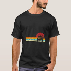 Op weg 4x4 retro 70s, zonneschijn aan de kant t-shirt