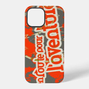 op weg naar avontuur oranje iphone hoes 12 pro hoesje