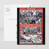 op weg naar Berlijn Briefkaart (Voorkant / Achterkant)