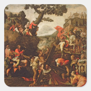 Op weg naar Calvariatie Vierkante Sticker