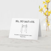 Op weg naar de 50 Birthday Kaart (Gele Bloem)