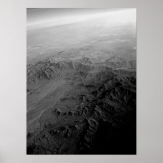 op weg naar Hawaii B&W Poster