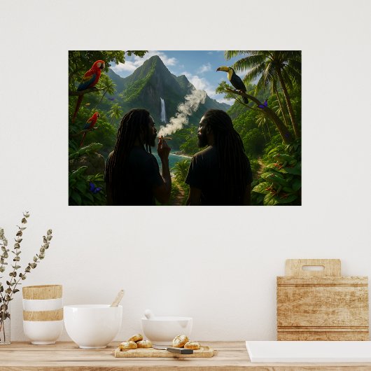 Op weg naar het orakel poster (Keuken)