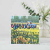 Op weg naar huis, 2022 dank je wel bedankkaart (Staand voorkant)