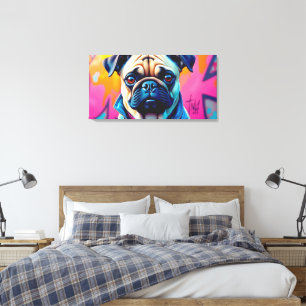 OP WEG NAAR NERGENS 6 CANVAS AFDRUK