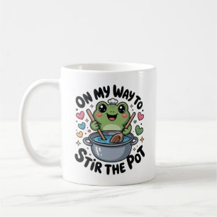 Op Weg Om De Pot Kikker Schelmenstreek Humor Koffiemok