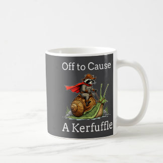 Op weg om een rel te schoppen Wasbeer Whimsische T Koffiemok